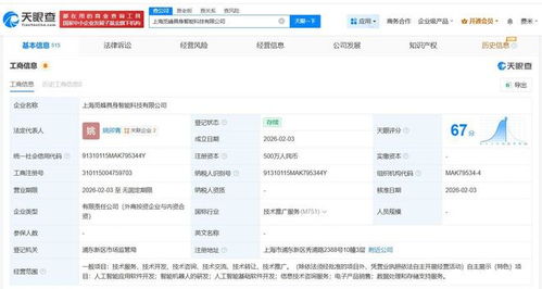 智元機(jī)器人領(lǐng)銜，覓蜂具身智能科技公司落戶上海 500萬注冊(cè)資本撬動(dòng)AI基礎(chǔ)軟件開發(fā)新局